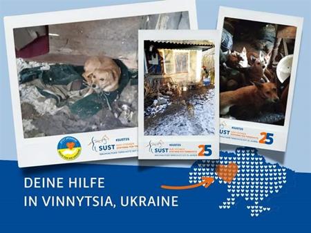 21 ukrainische Tierleben gerettet!