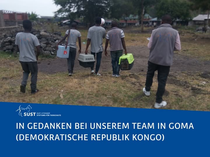 In Gedanken bei unserem Team in Goma