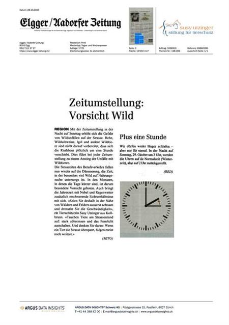 Elgger | Aadorfer Zeitung - Oktober 2023