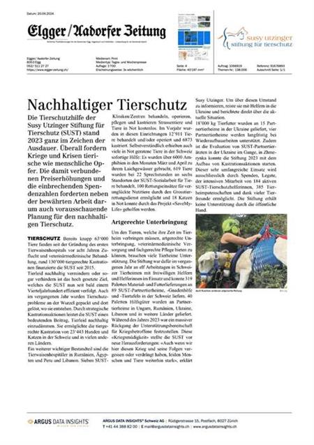 Elgger | Aadorfer Zeitung - April 2024