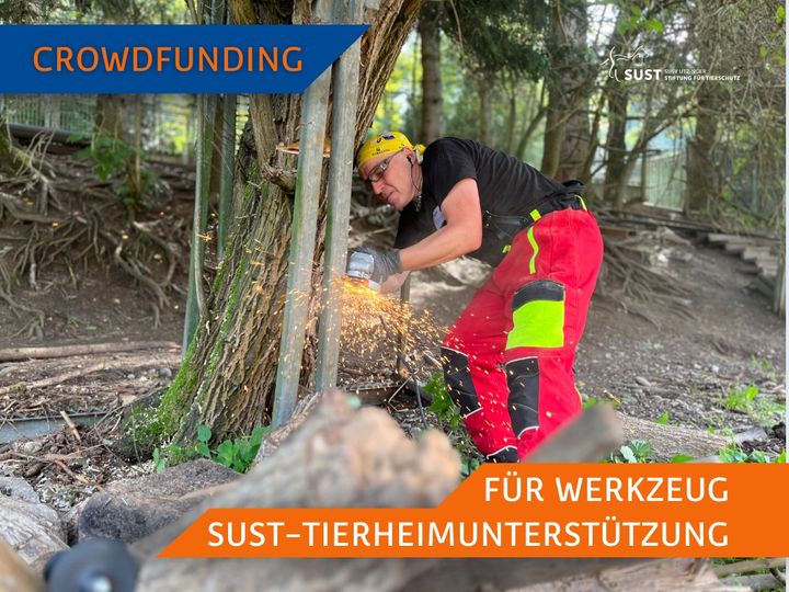 Crowdfunding für neues Werkzeug für die SUST-Tierheimarbeitstage