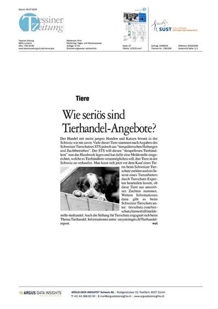 Tessiner Zeitung - Juli 2024