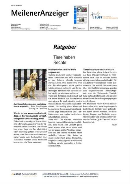 Meilener Anzeiger - August 2024