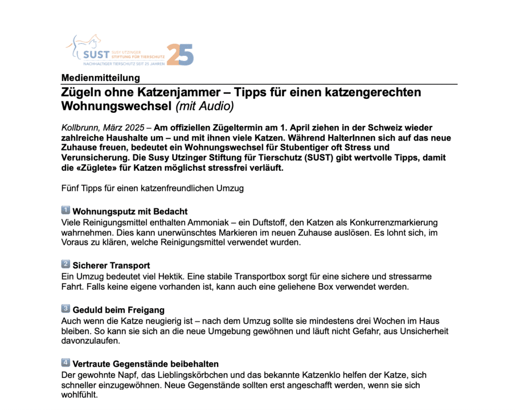 Vorschaubild zur Medienmitteilung