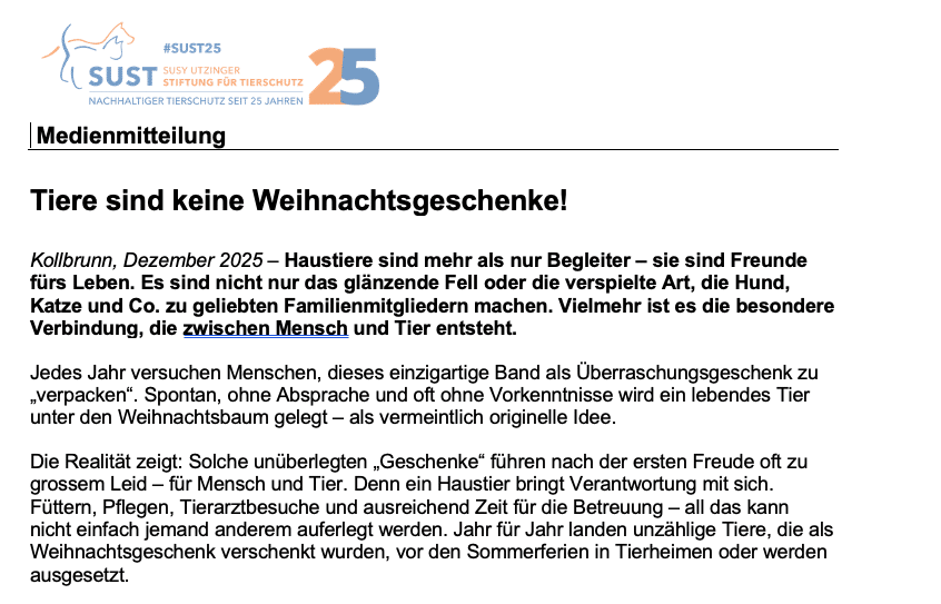 Vorschaubild zur Medienmitteilung